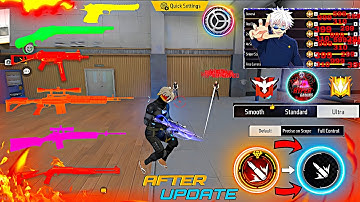 Free Fire Headshot Setting After Ob50 Update 2025⚡Best Sensitivity Settings ⚙️| Sensitivity Setting