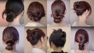 EASY LOW BUN Hairstyles💌Korean Hairstyles Tutorials for Girls💌