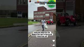 Young Adz Stops Of In The Middle Of His Tour To Pick Up His Friend From Jail #YoungAdz #DBlockEurope