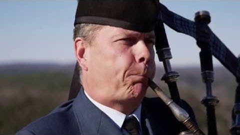 Bagpipe tribute to our six fallen CAF members