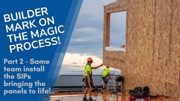 Structural Insulated Panel Process- Part 2 - Panel Transport to Site & Walls Installed, Christchurch