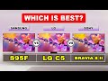 Samsung S95F vs LG C5 vs Sony BRAVIA 8 II – Best OLED TV Comparison 2025