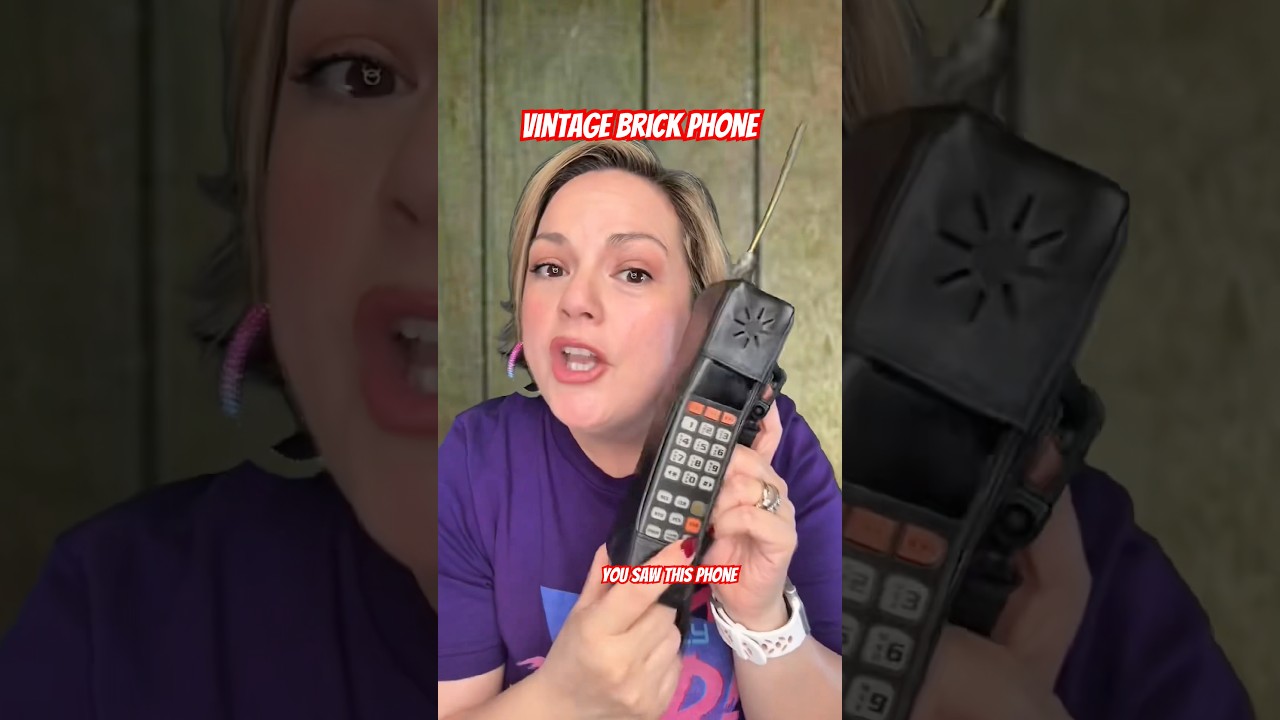 Vintage Motorola Brick Phone from 80s & 90s #retrophones