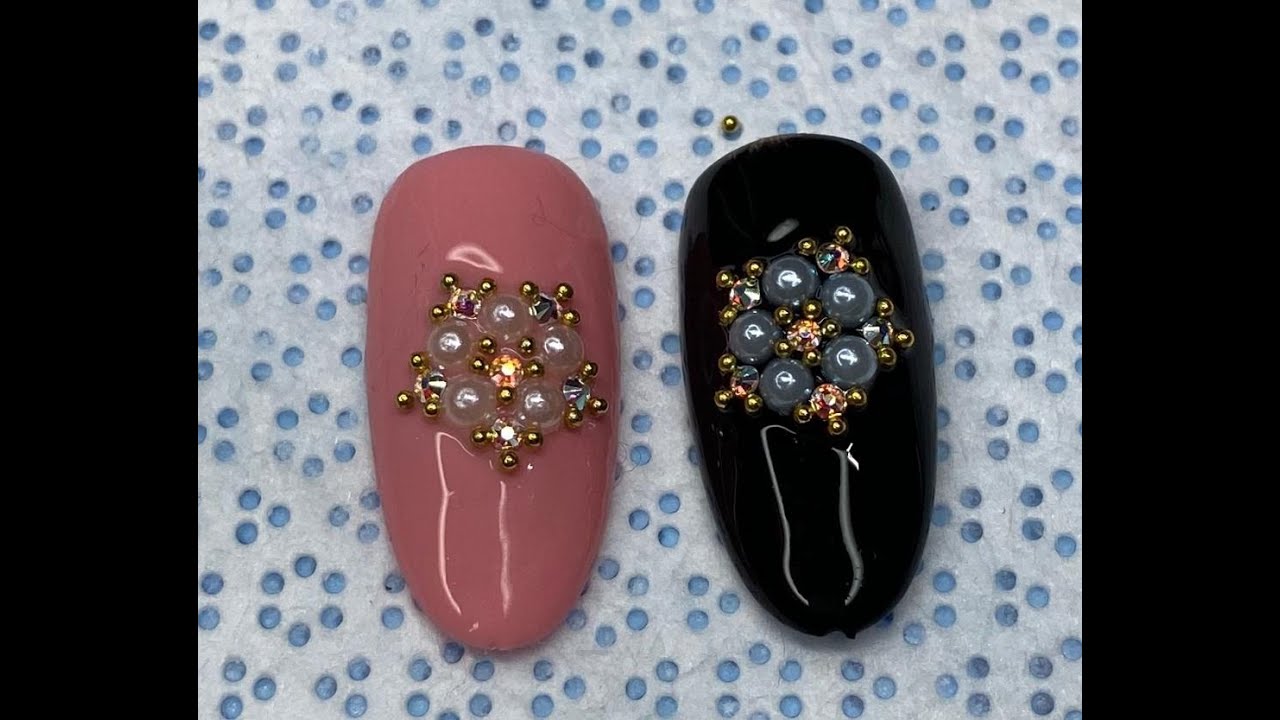 como aplicar cristales perlas y balines en un diseño de uñas - thptnganamst.edu.vn