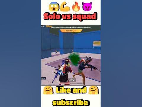 solo vs squad || #pubgshorts #pubg #bgmi - YouTube