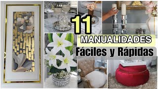 11 MANUALIDADES FÁCILES PARA DECORAR EL HOGAR