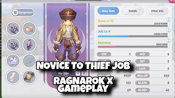 Ragnarok X Next Generation RO X ROX Android Gameplay Until Become Thief Job 1st Class Quest