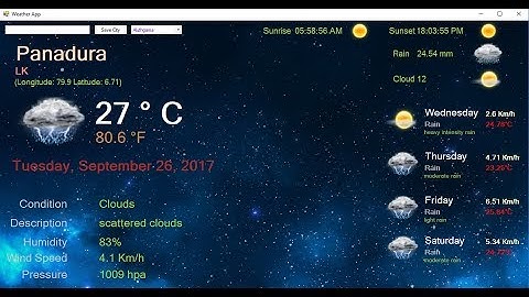 Build in 60 Min WeatherApp in C# using OpenWeatherMap API | Tutotial - PART 3