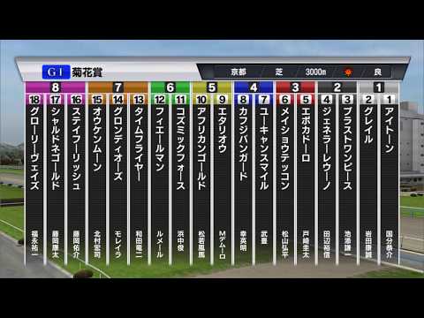 2018 GⅠ菊花賞 レースシュミレーション