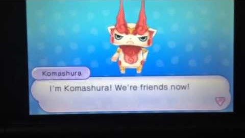Yo Kai watch legendary Komashura