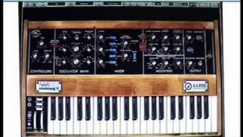 Arturia Minimoog V Virtual Instrument, Version 2