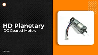 Hd Planetary Dc Geared Motor With Encoder