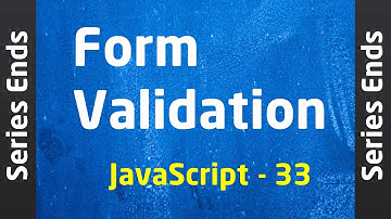Beginner JavaScript - 33 Form Validation  - LearnWithSaad