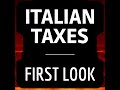 Italian Taxes Overview