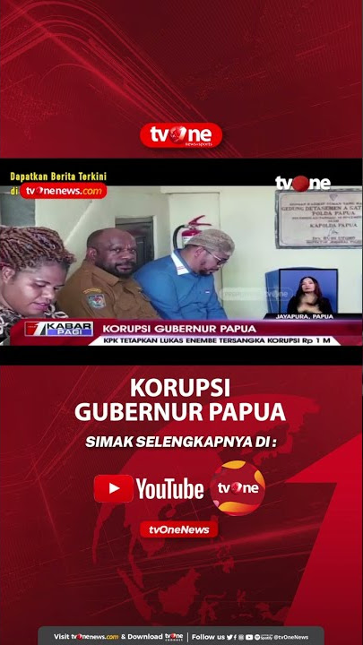 Download lagu KPK Tetapkan Lukas Enembe Tersangka Korupsi #shorts #kpk #tvone