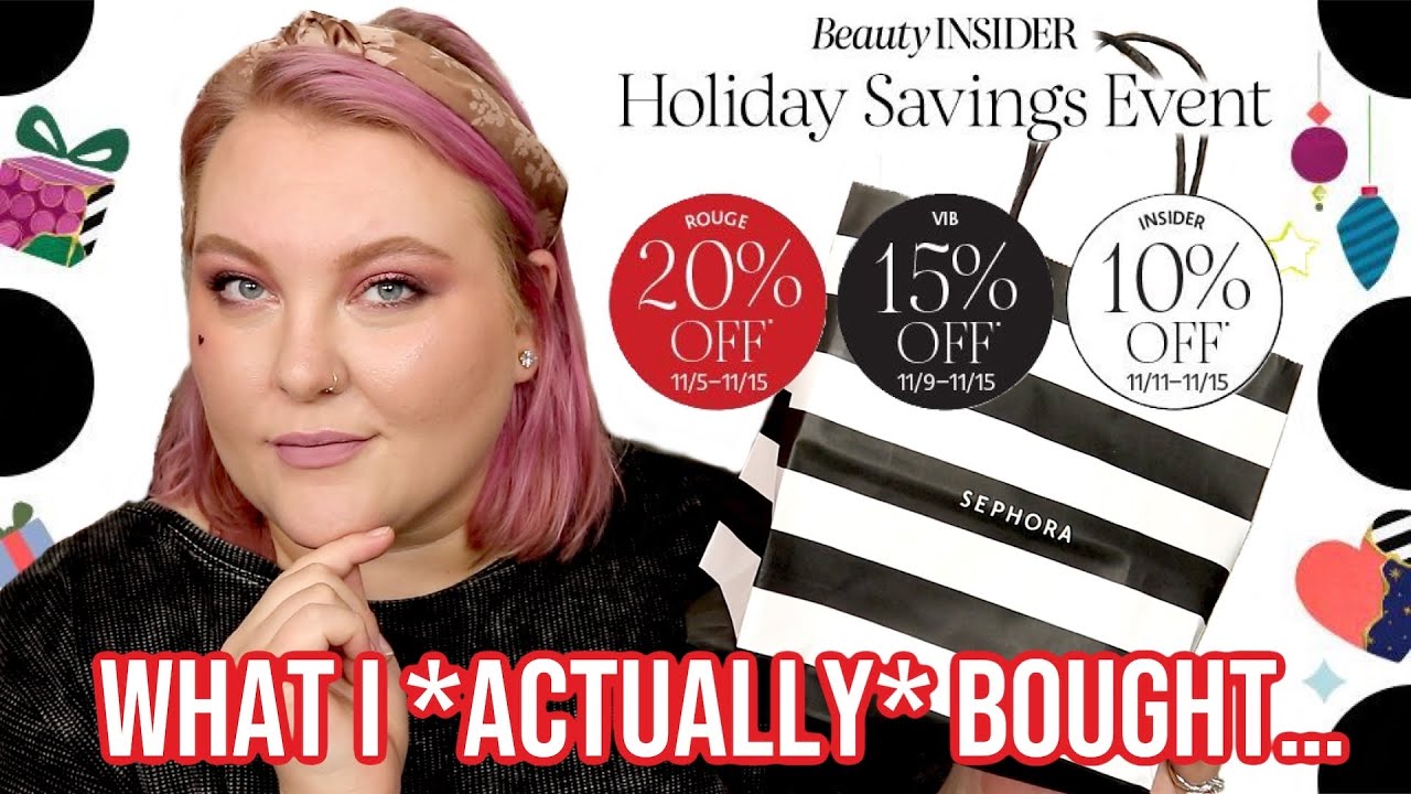 Sephora Holiday Sale Haul! *What Actually Made The Cut* + Some Other Recent Beauty Purchases! - YouTube