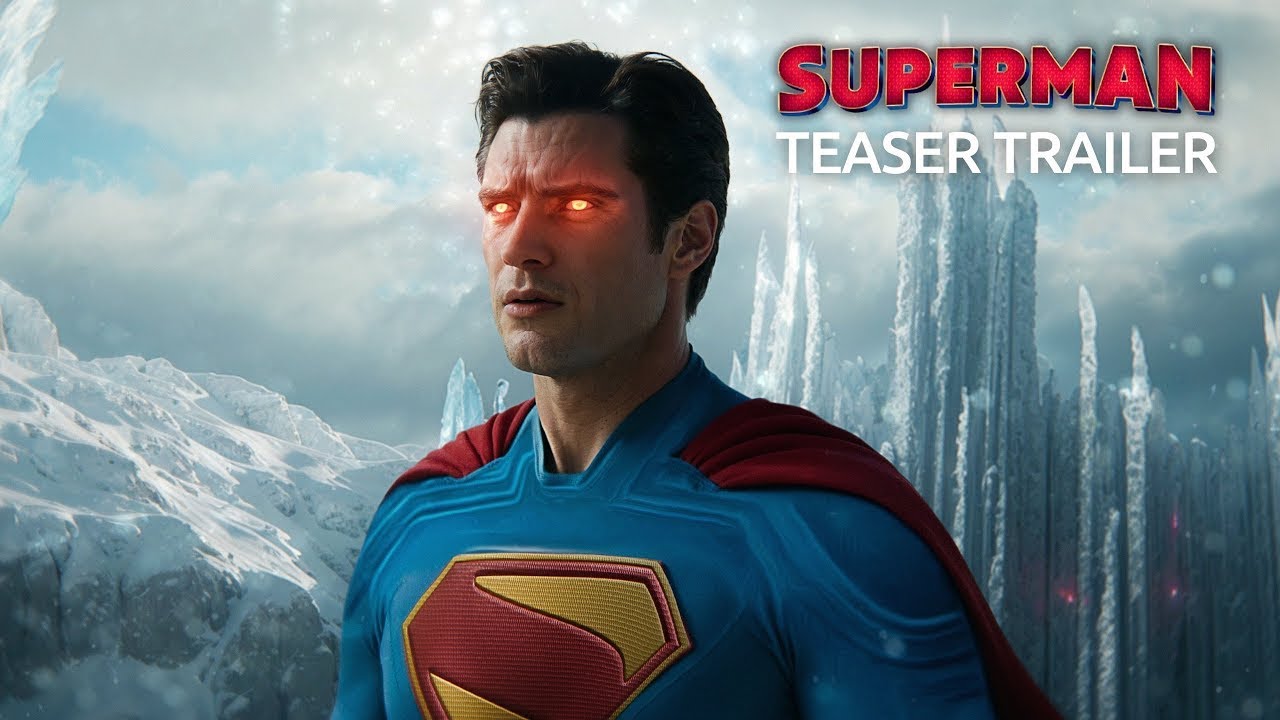 SUPERMAN (2025) Teaser Trailer James Gunn, David Corenswet Warner