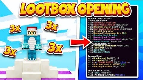 OPENING x3 *BRAND NEW* PARADOX LOOTBOXES *LOOTBOX GIVEAWAY* (WORST LOOTBOX YET?) | CosmicPVP