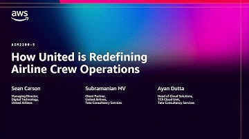 AWS re:Invent 2025 - Sky’s the limit with crew operations modernization for United Airlines(AIM2200)