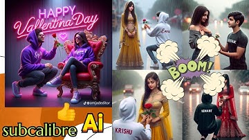 Happy Propose Day🥀 Ai Photo Editing T Shirt Name Images | Bing image creator tutorial FREE | Bing Ai