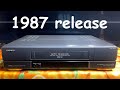 Unboxing a very old VCR. 1987 release | VHS Recorder SHARP VC-A33