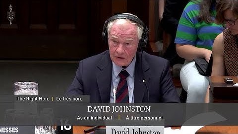 David Johnston tells MPs he will not step down despite vote
