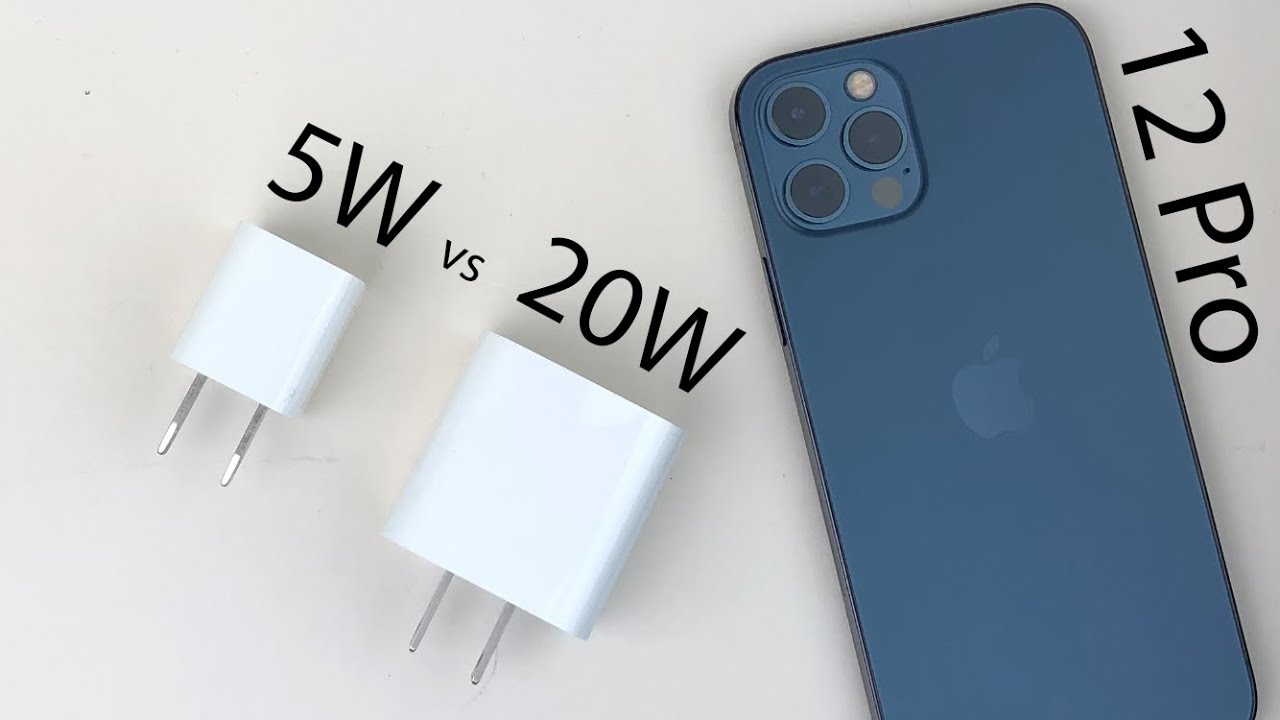 iPhone 12 Pro Charge Test: 5W vs 20W (Apple)