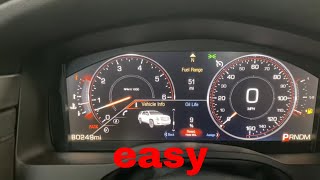 Quick Oil Life Reset Guide for Cadillac Escalade