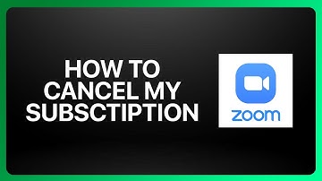 How To Cancel My Zoom Subscription Tutorial