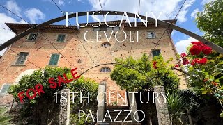 BUY THIS ITALIAN PALAZZO AND MOVE STRAIGHT IN! Fabulous, fully furnished Tuscan Palazzo for sale!