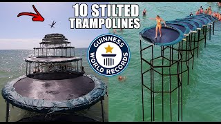 STILTED TRAMPOLINE STAIRCASE INTO THE OCEAN  | JOOGSQUAD PPJT