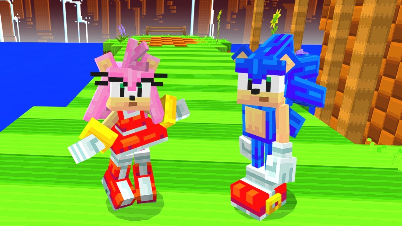 Sonic The Hedgehog (1991) - Sonic Minecraft Skin