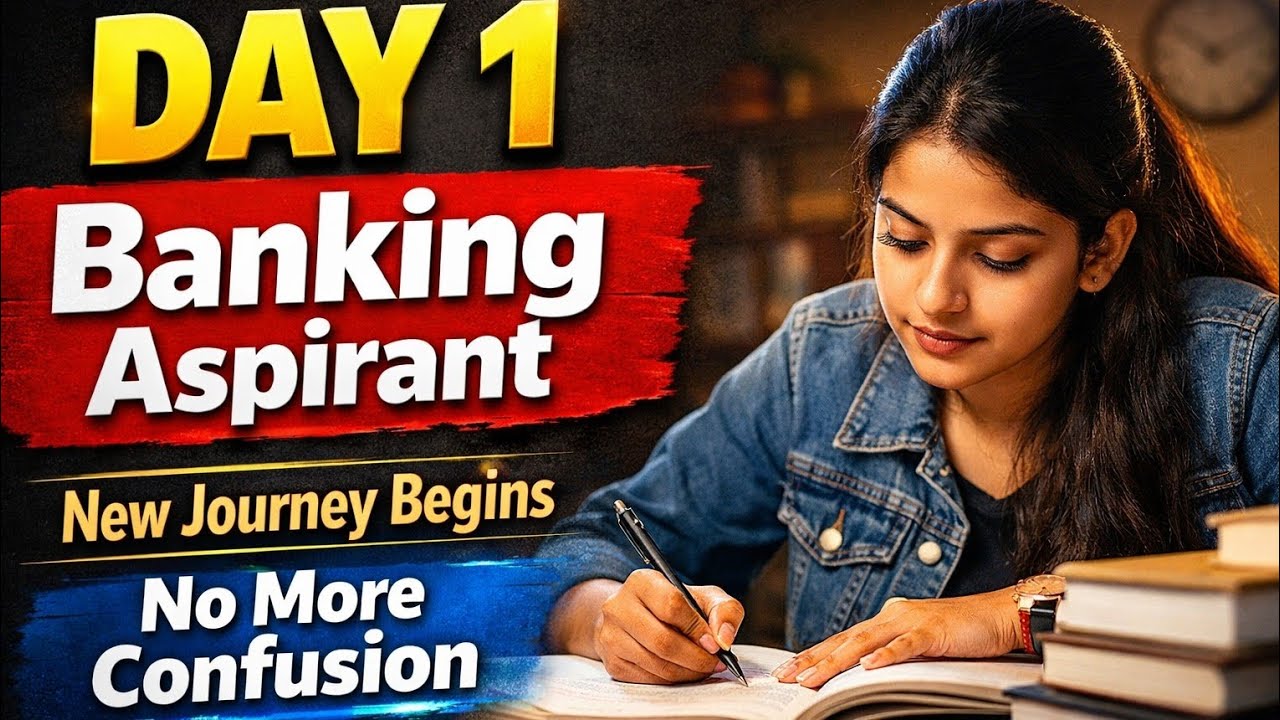 Day 1 of Banking Preparation 🔥 | No More Confusion, Only Focus | New Beginning