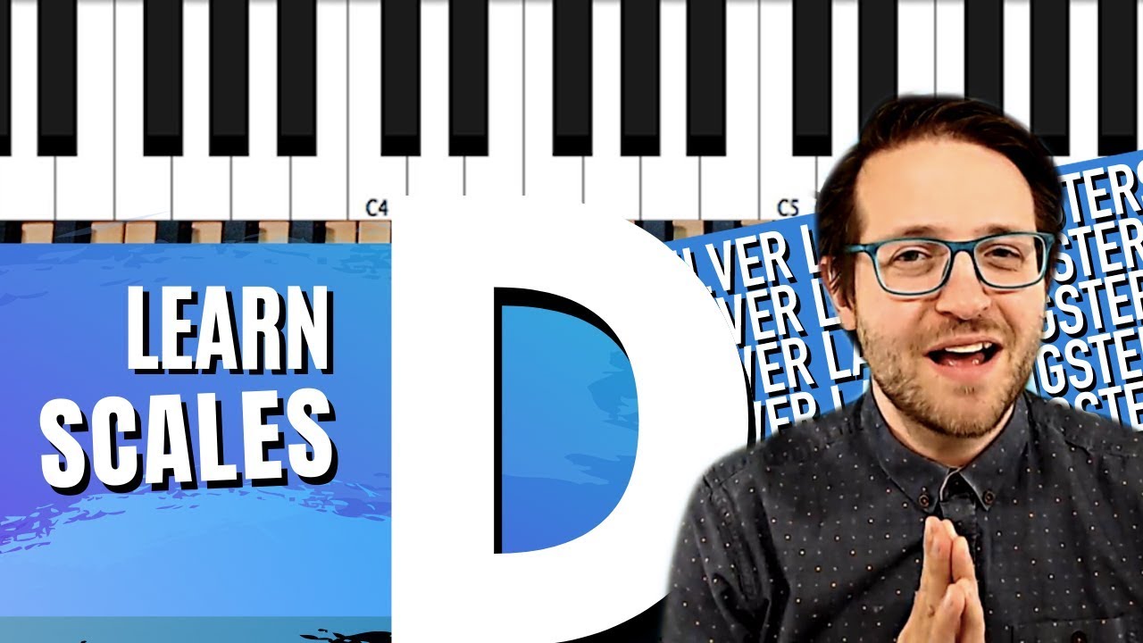 Learn to play a D Major scale on the piano - YouTube