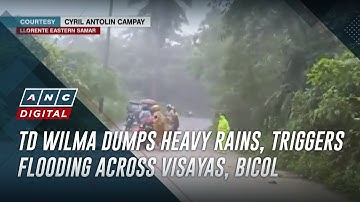 TD Wilma dumps heavy rains, triggers flooding across Visayas, Bicol | ANC