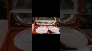 Shadi aur Festivals ke liye Best Gift Items 🎁 | Silver Plated Utensils Set Unboxing #youtubeshorts