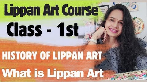 Lippan Art Course  Class - 1 / Lippan Art Work For Beginners  / Lippan Art Tutorial