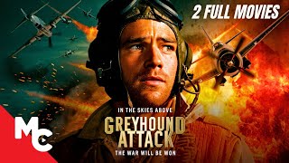 WWII Aerial Combat Movies | Greyhound Attack & Rocket Hunter | Double Feature