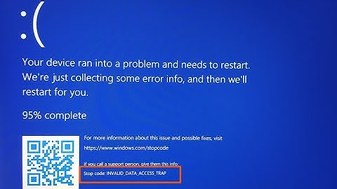 How to fix INVALID DATA ACCESS TRAP BSOD error in Windows 11 24H2