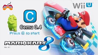 Cemu 0.4 Android. Mario kart 8 wii u Gameplay 