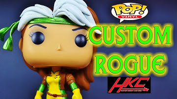 Custom Funko Pop ROGUE (Jim Lee style) vinyl action figure by Hunter Knight Customs