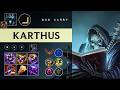 Karthus Carry vs Caitlyn - EUW Grandmaster Patch 26.03