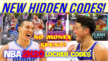 NEW HIDDEN LOCKER CODES 2K GALAXY OPAL FLASH SUPER PACKS NBA 2K20 Locker Codes