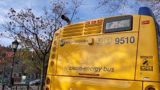 Crown Heights bound 2021 XDE40 B14 at Eastern Pkwy and Utica Av