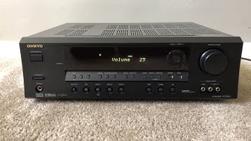 How to Factory Reset Onkyo HT-R530 7.1 Home Theater Surround Receiver