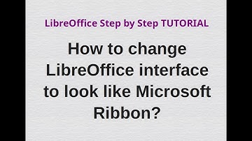 How to get a Microsoft Ribbon feel in LibreOffice Writer