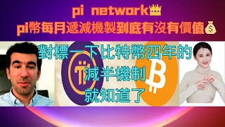 pi network👑pi幣每月遞減機製到底有沒有價值💰對標一下比特幣四年的減半機制🤑就知道了#pi2024主网 #pinetwork #比特币减半