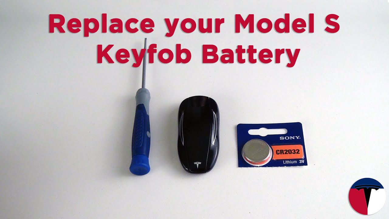 How to Replace the Battery in a Tesla Model S Keyfob - YouTube