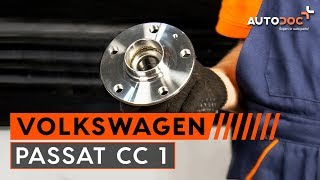 Hvordan skifte Hjullagersett på VW PASSAT CC (357) - videoguide