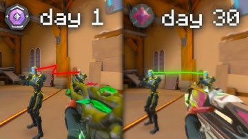 I spent 30 days perfecting my aiming style... (it worked)